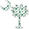 Buy Green Clover Pattern Palmetto T-Shirts, Apparel, and Gifts