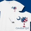 Buy U.S. Flag Carolina Girl Deluxe Print T-Shirts, Apparel, and Gifts