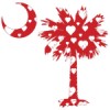 Buy White Heart Pattern Palmetto Moon T-Shirts, Apparel, and Gifts